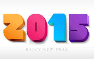 Happy New Year 2015 3D Wallpapers